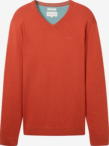 TOM TAILOR Пуловер в оранжево: отпред