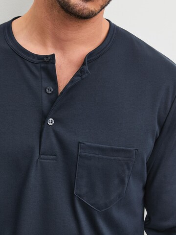 CALIDA Pyjama lang 'EDITION 85' in Blauw