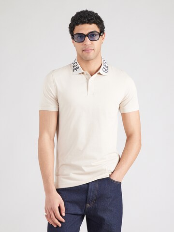 GUESS Majica 'NOLAN' | rjava barva: sprednja stran