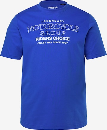 Men Plus Shirt in Blue: front