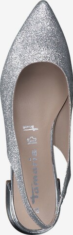 TAMARIS Slingpumps in Silber