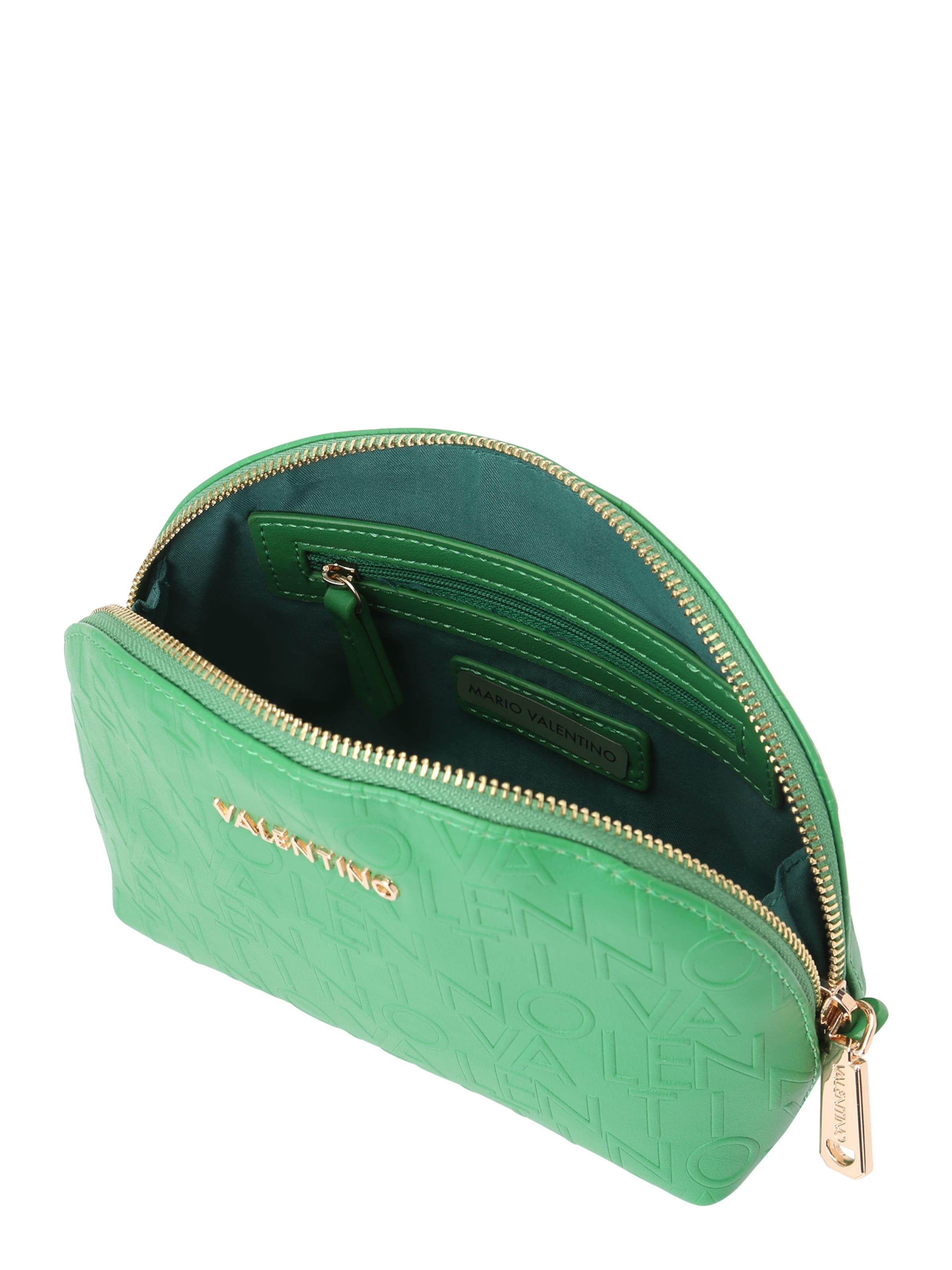 Beauty case 'BEAUTIES' di Valentino Bags in verde: superiore
