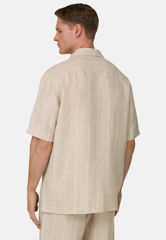 Boggi Milano Regular fit Button Up Shirt in Brown
