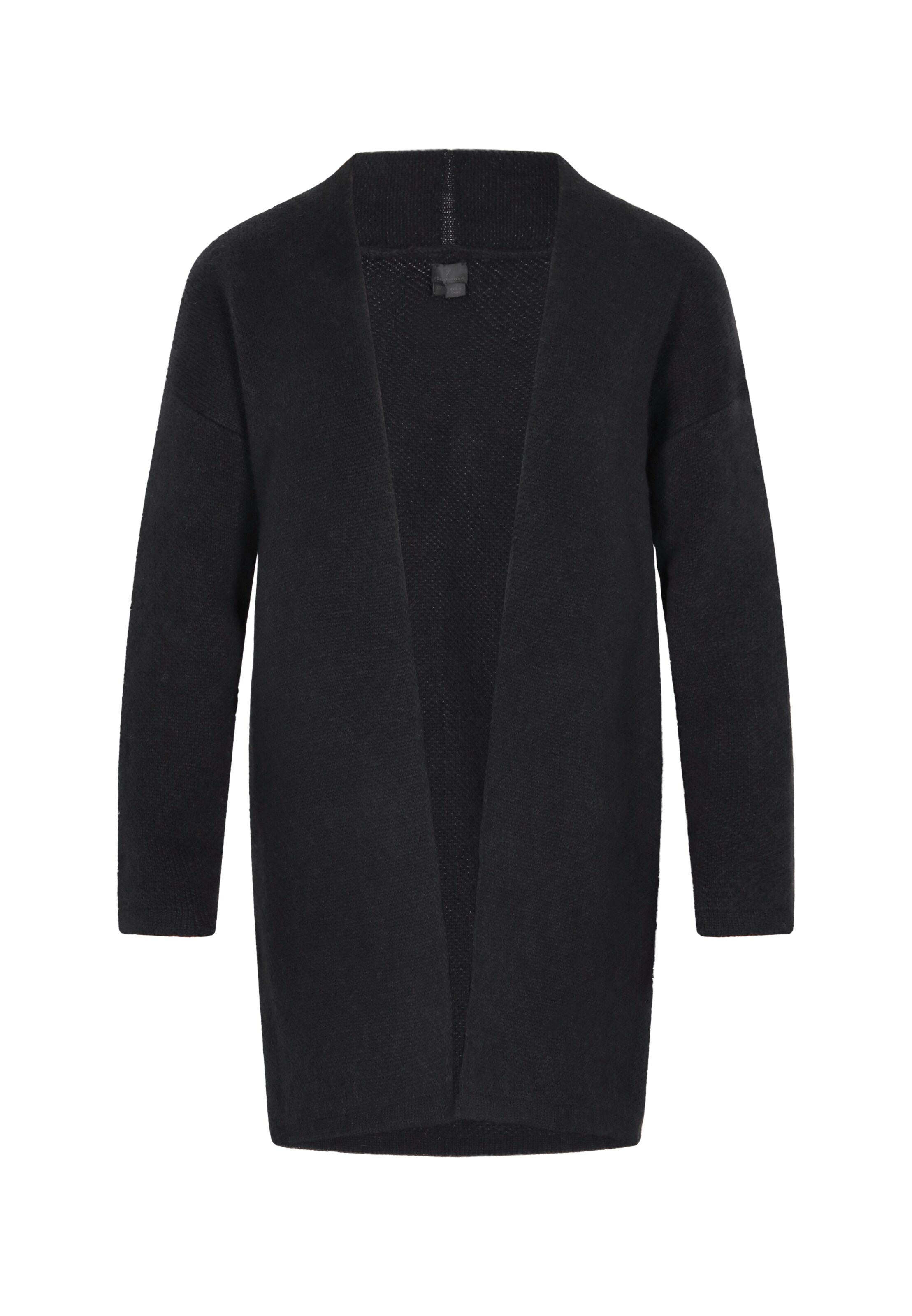 DreiMaster Klassik Knit Cardigan in Black: front