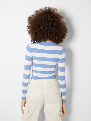 Pull-over Bershka en bleu