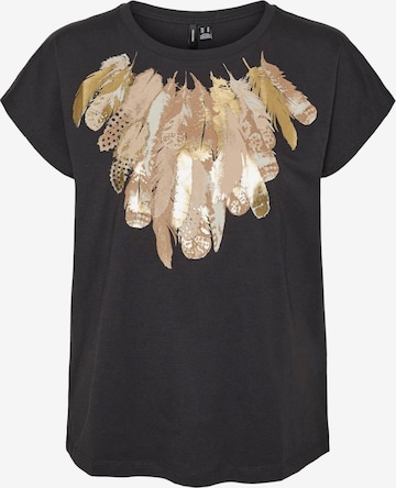 VERO MODA T-Shirt 'VMJeani' in Grau: Vorderseite