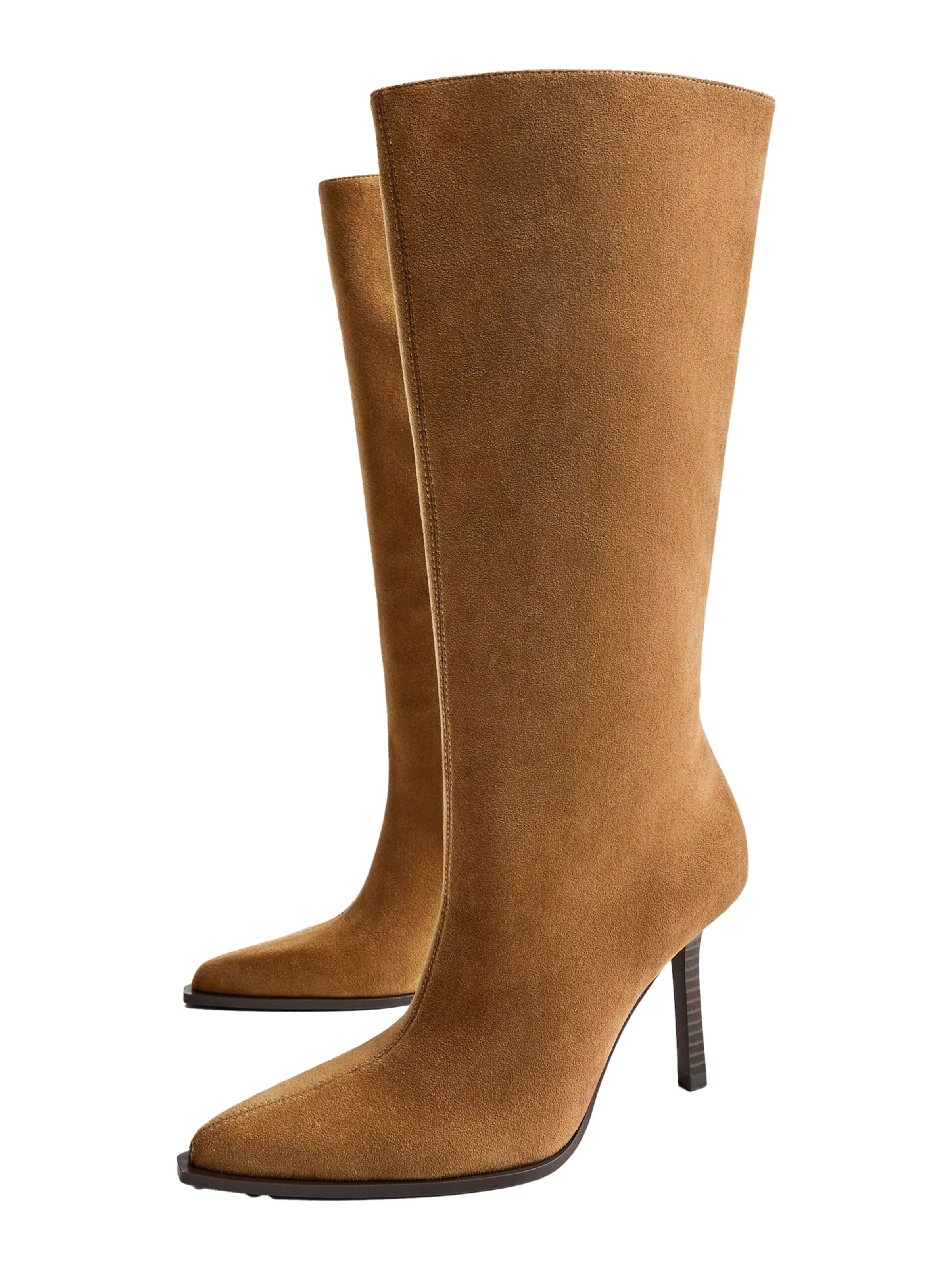 Bershka Stiefel in Braun