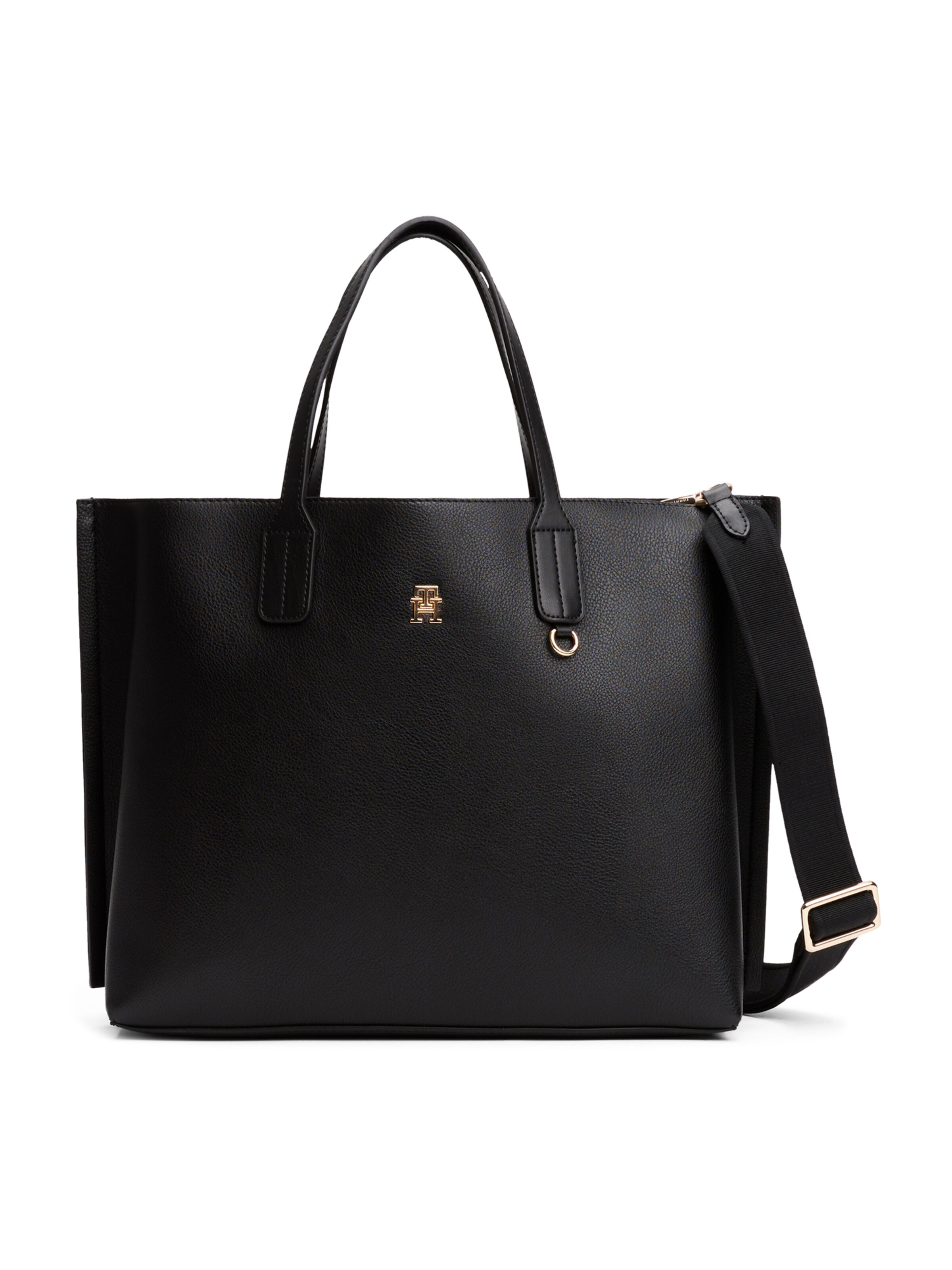 TOMMY HILFIGER Handtasche 'DISTINCT' in Schwarz: Vorderseite