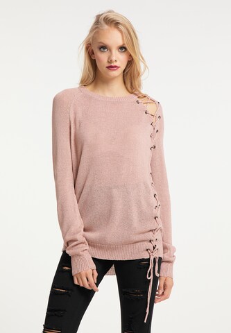 Pull-over myMo ROCKS en rose : devant