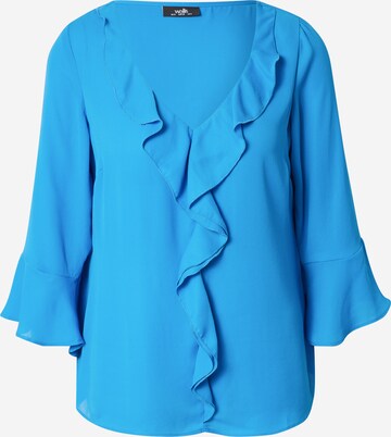 Wallis Blouse in Blauw: voorkant