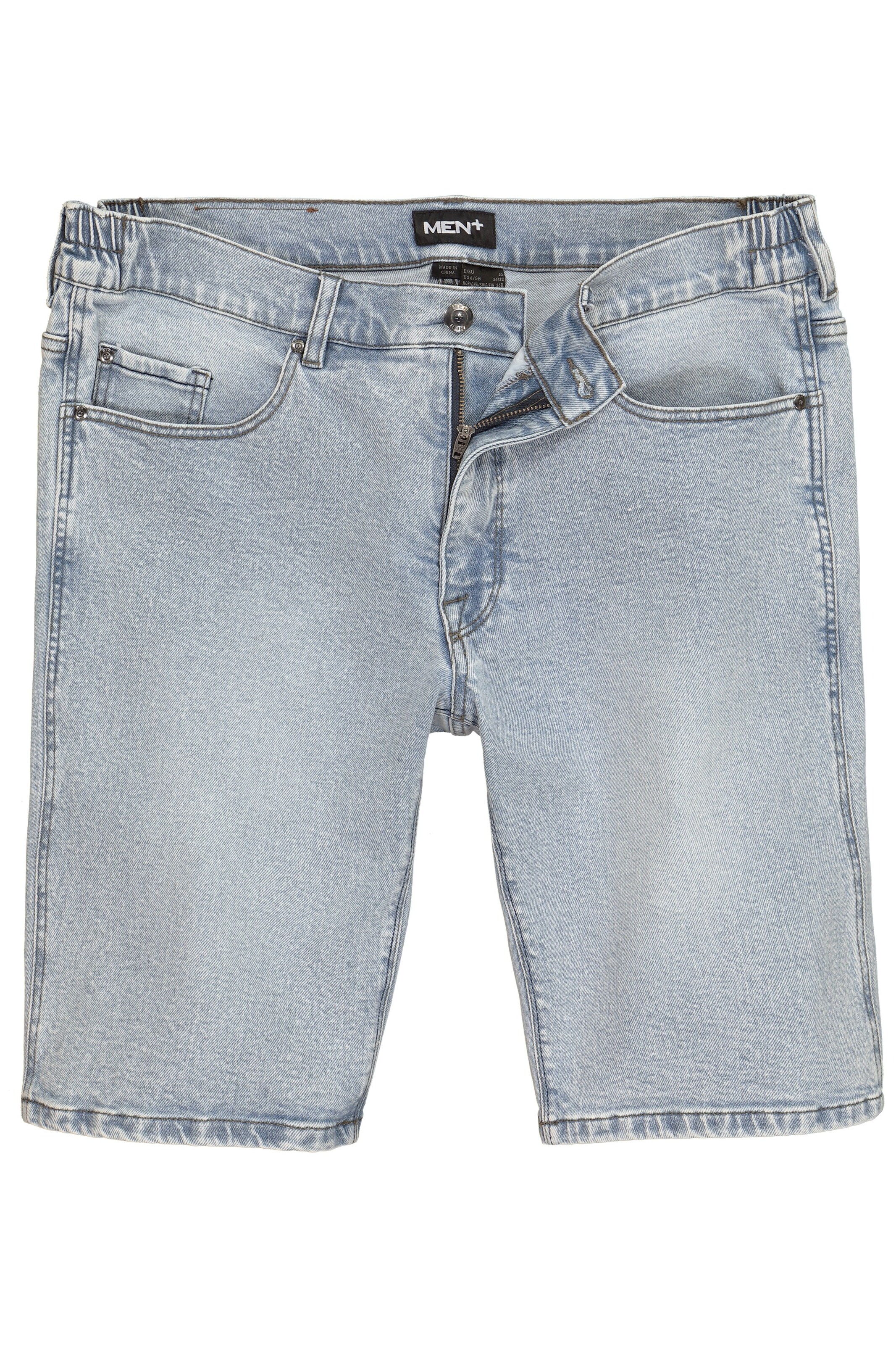 Men Plus Regular Jeans in Blauw: voorkant