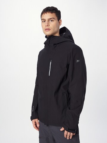 KILLTEC Outdoor jacket in Black: front