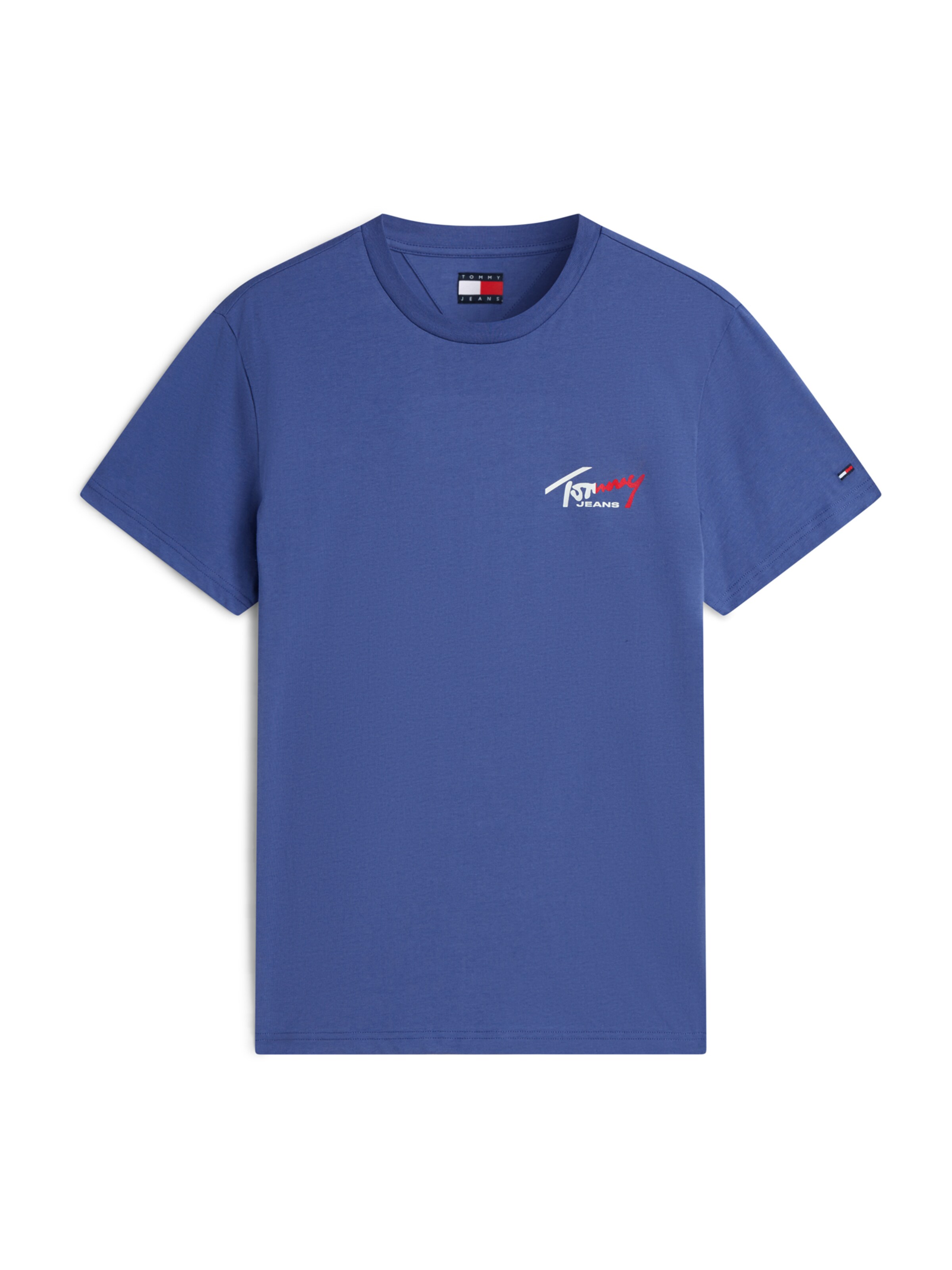 zils Tommy Jeans T-Krekls: no priekšpuses