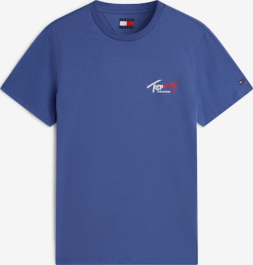zils Tommy Jeans T-Krekls: no priekšpuses