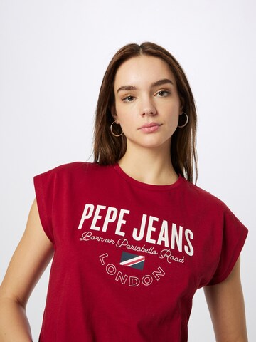 Pepe Jeans Koszulka 'PARKER' w kolorze czerwony