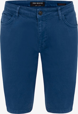 Redbridge Regular Chino Pants 'Rayleigh' in Blue: front