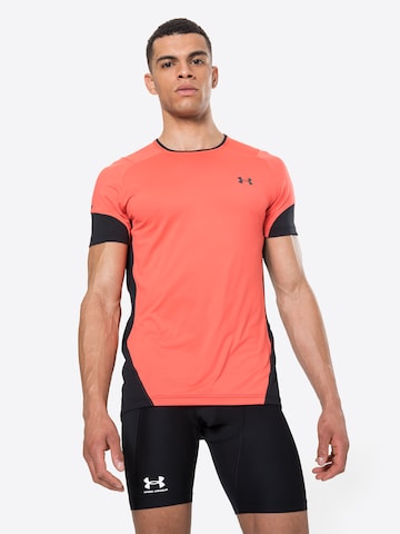 T-Shirt fonctionnel UNDER ARMOUR en rouge : devant