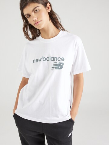 new balance T-Shirt in Weiß