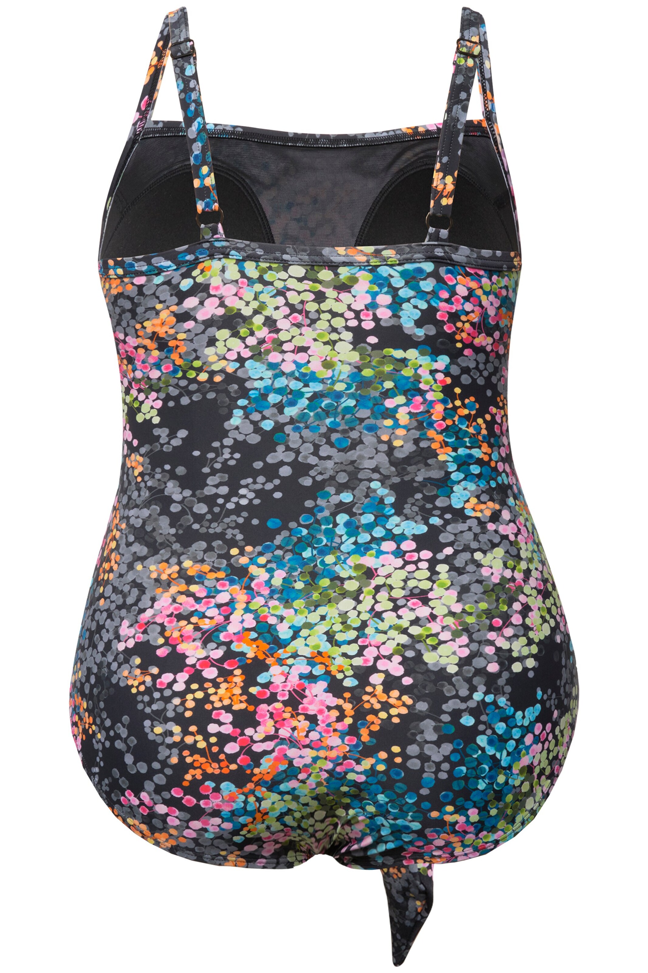 Ulla Popken Bralette Swimsuit in Black