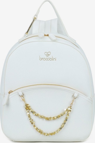 Braccialini Rucksack 'Amy' in Weiß: Vorderseite