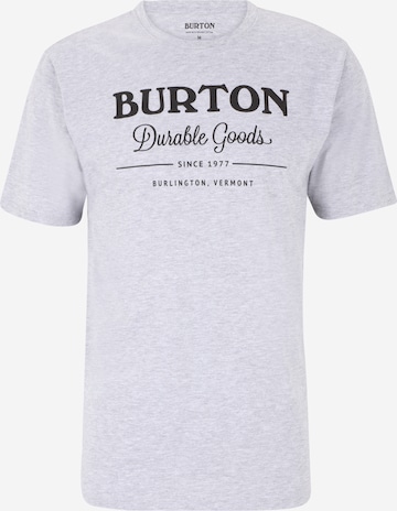 BURTON Majica 'Durable Goods' | siva barva: sprednja stran