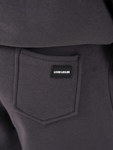 LOUIS LECLER Slim fit Trousers 'Lucien' in Grey