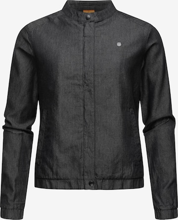 Ragwear Between-Season Jacket 'Malawi' in Black: front