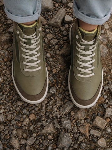 SAOLA Sneaker high 'Quito Mid Waterproof W Olive'‌‌‌‌ in Grün