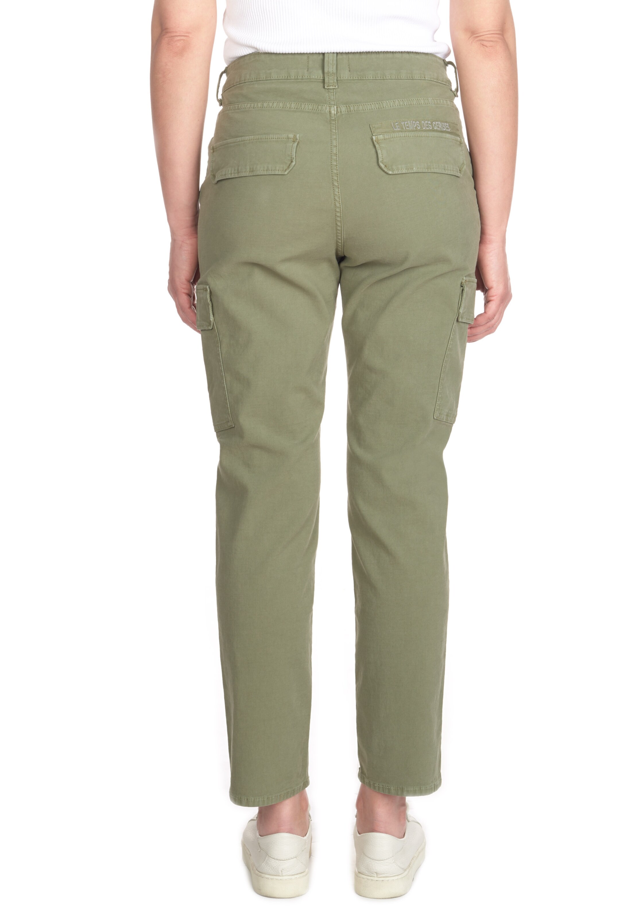 Le Temps Des Cerises Regular Cargobroek in Groen