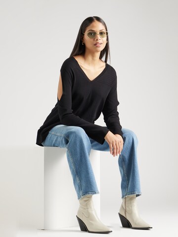 Persona by Marina Rinaldi Trui 'ALOE' in Zwart