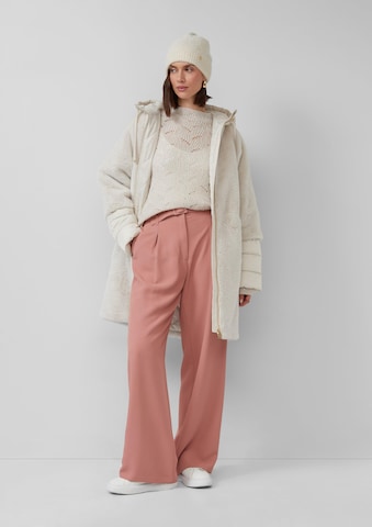 Loosefit Pantalon à pince s.Oliver en rose
