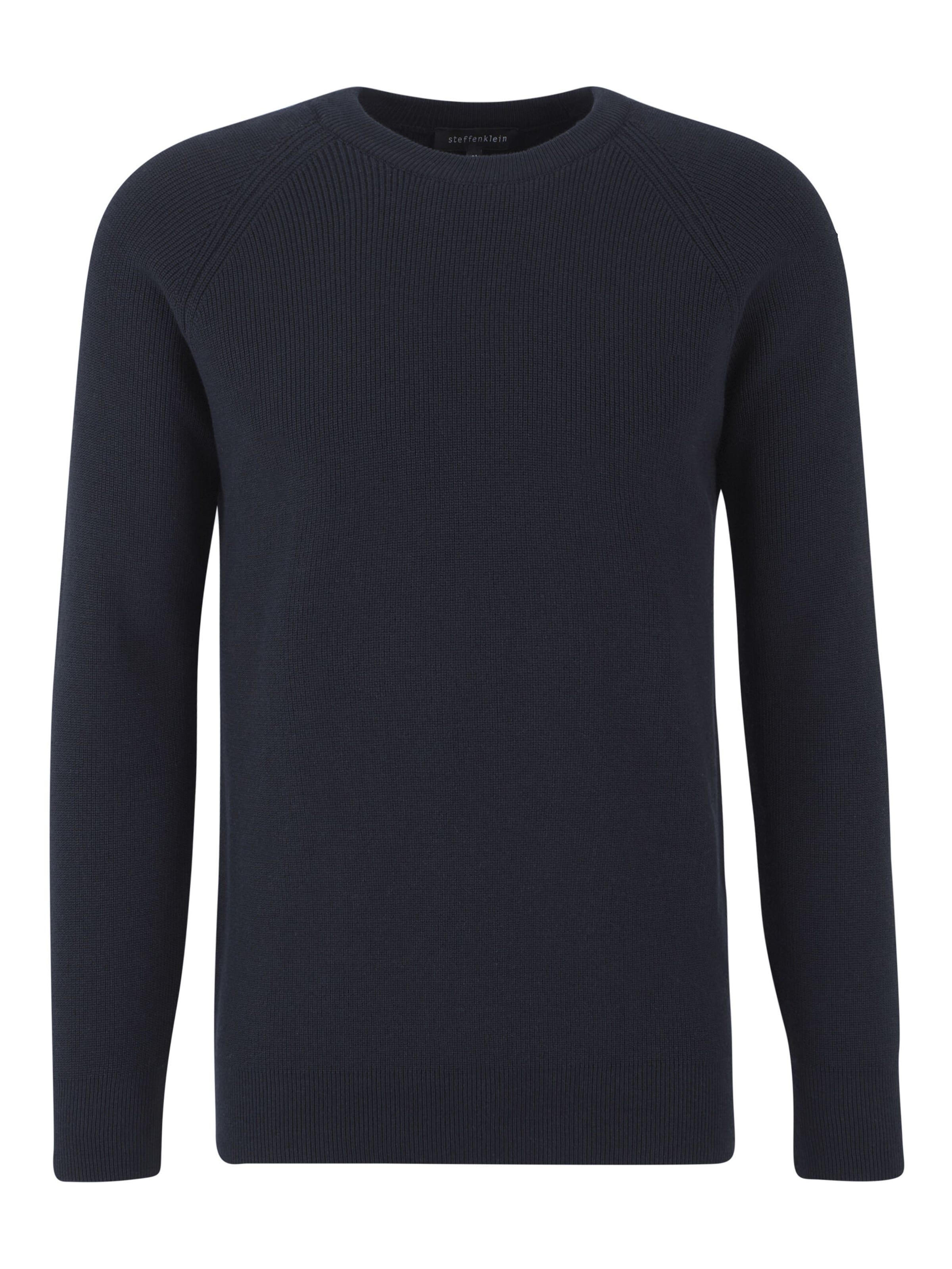 Steffen Klein Trui in Blauw: voorkant