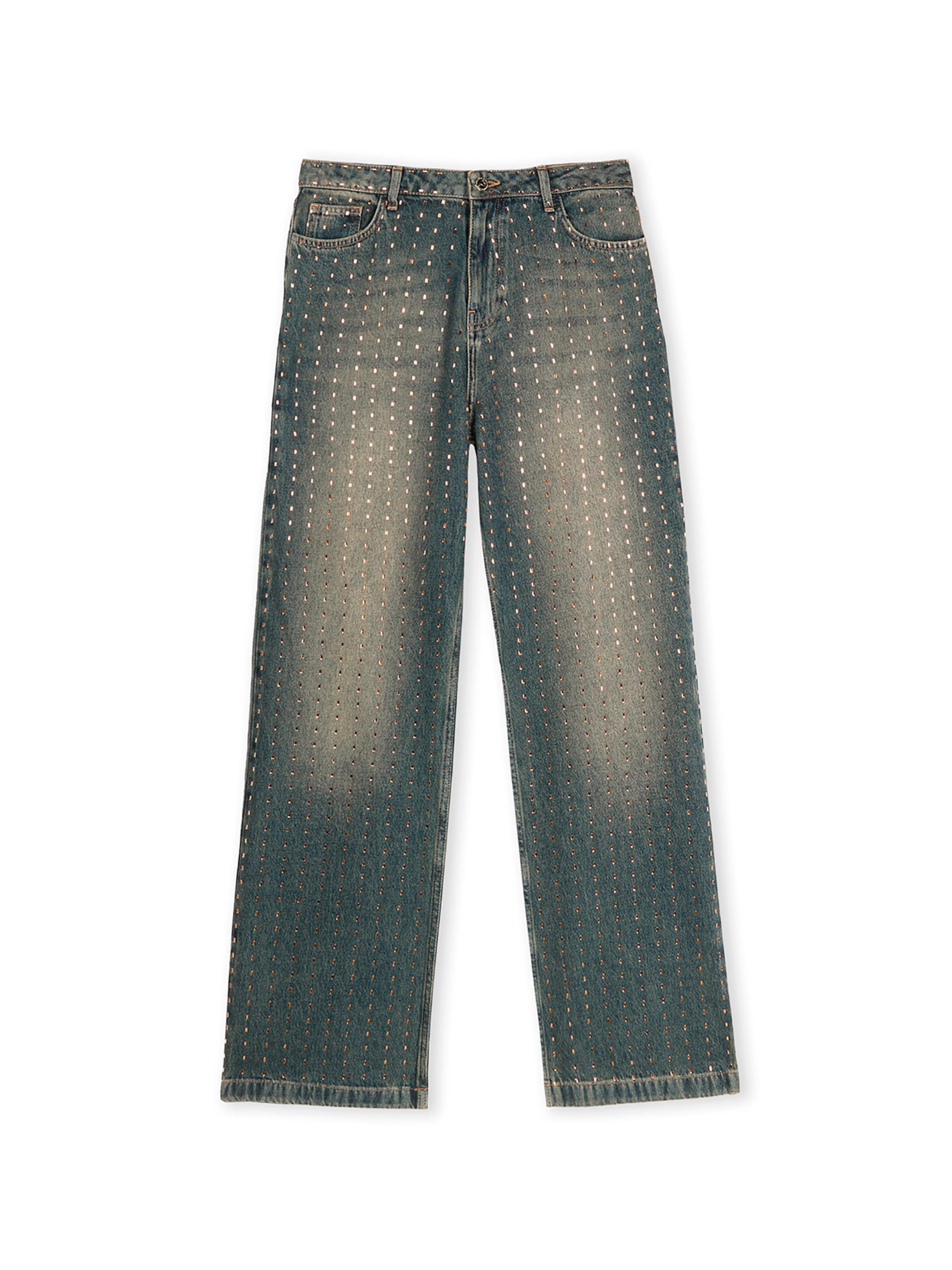 Lola Casademunt Bootcut Kavbojke | modra barva: sprednja stran