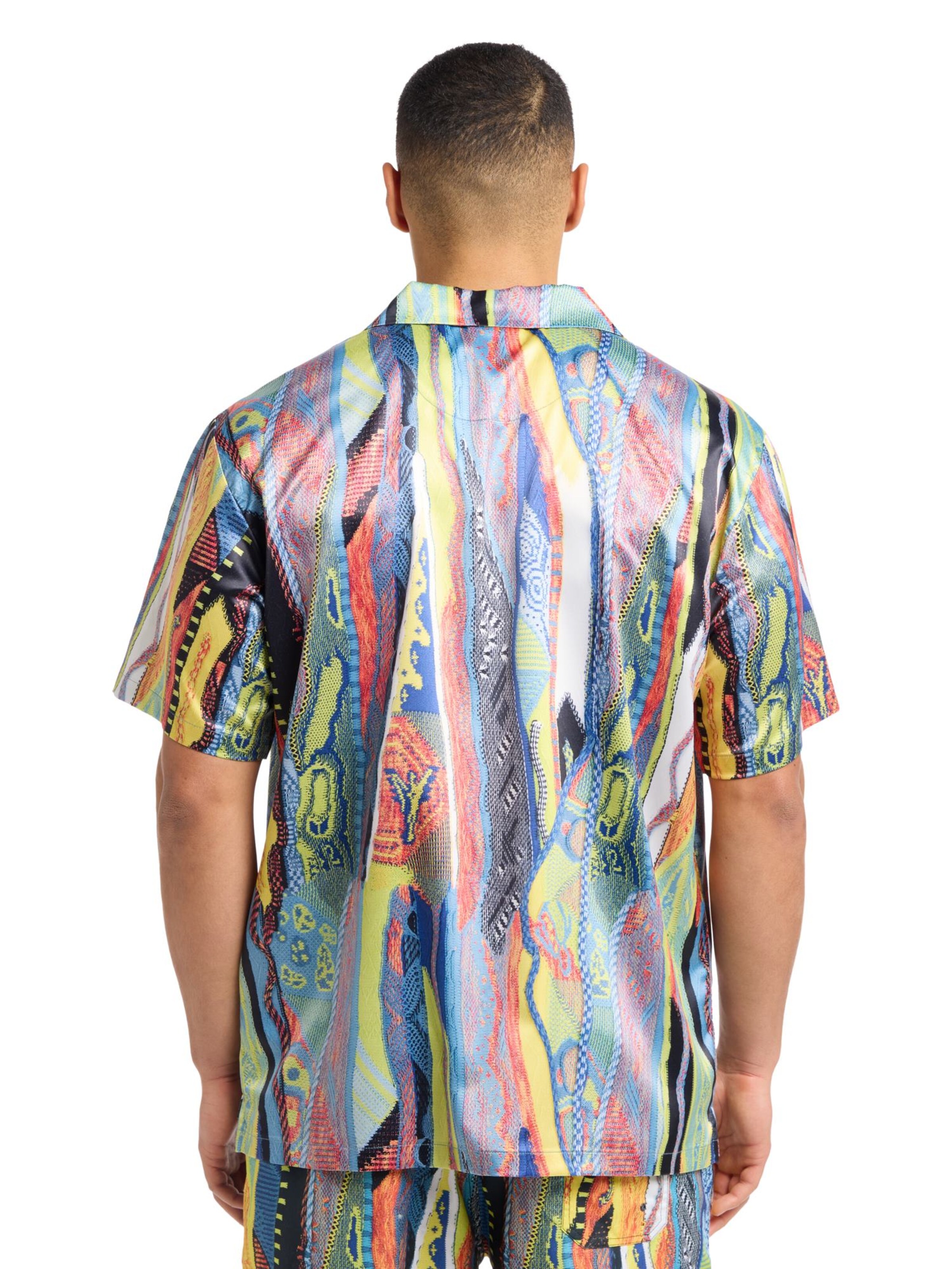 Carlo Colucci Comfort Fit Hemd 'Egetmann' in Mischfarben