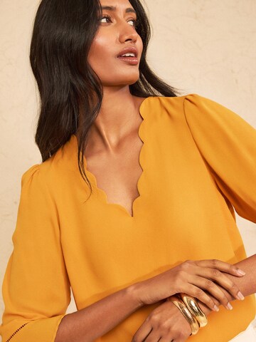 Camicia da donna di love & roses in giallo