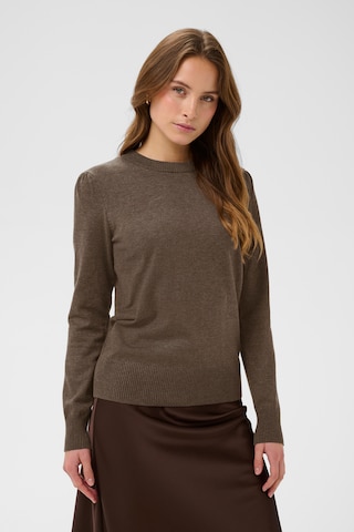 SAINT TROPEZ Sweter 'Mila' w kolorze brązowy