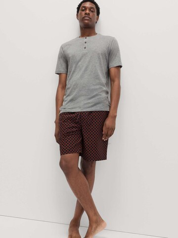 Pyjama court Marks & Spencer en gris : devant