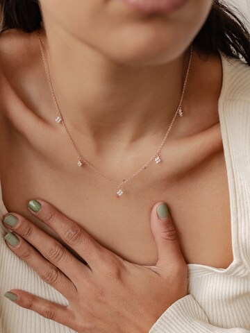 Hey Happiness Ketting 'Floret' in Goud: voorkant