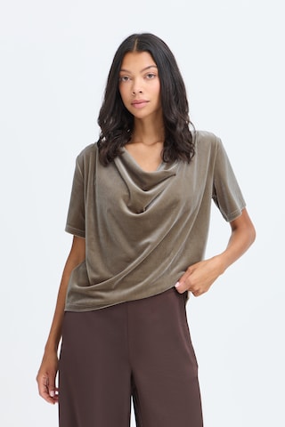 b.young - Top en beige: frente