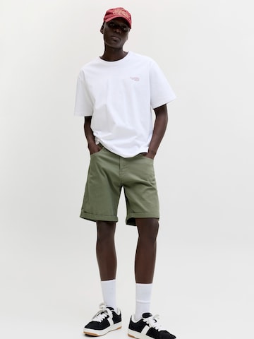JACK & JONES Regular Shorts 'JPSTRICK DYLAN' in Grün