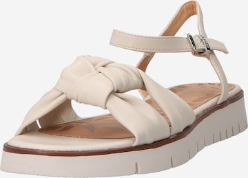 MTNG Sandal 'KLEIN' i beige: framsida