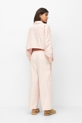 Pull&Bear Loosefit Kapsáče – pink