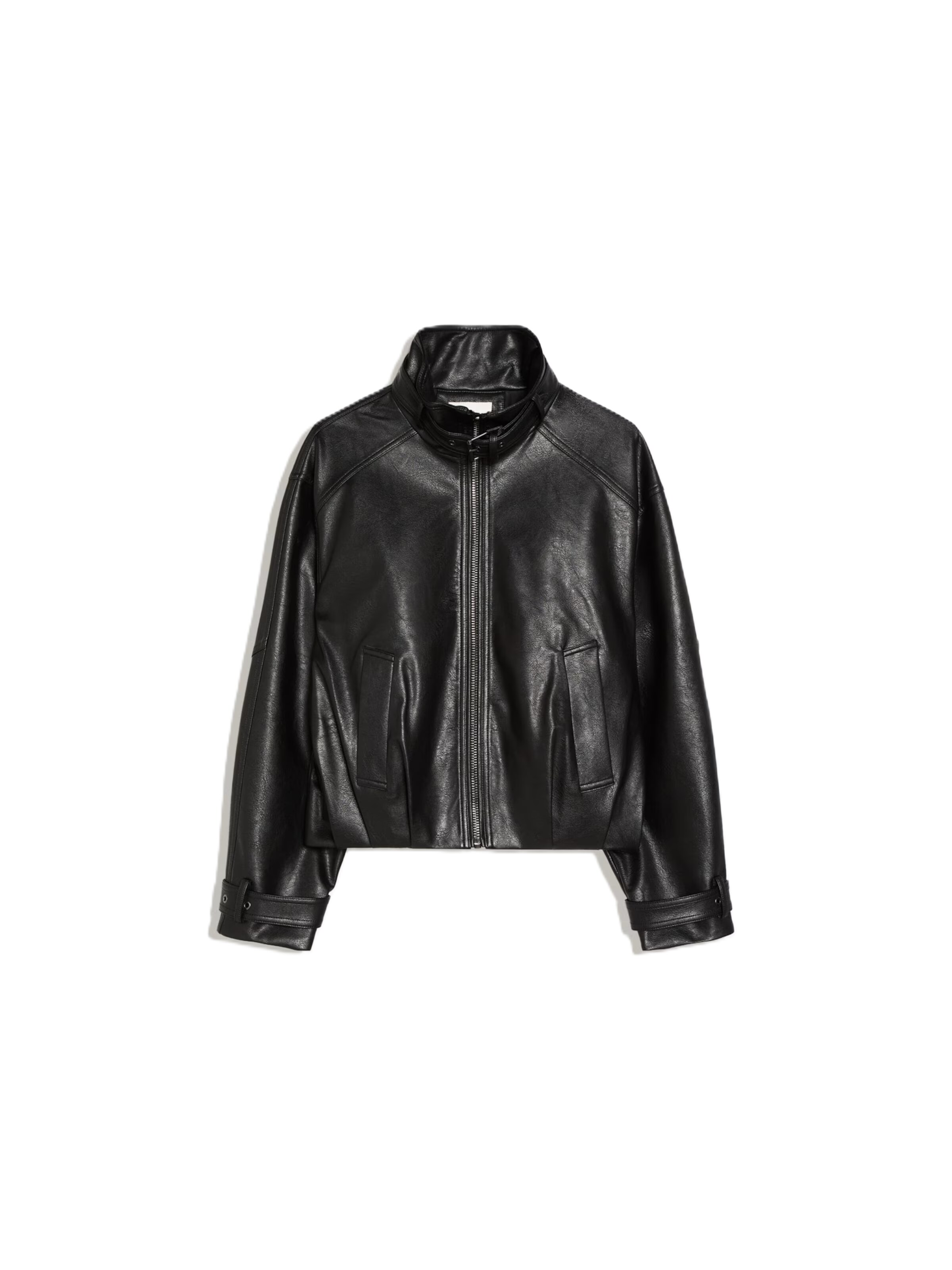 Bershka Veste mi-saison en XS en noir, Vue avec produit