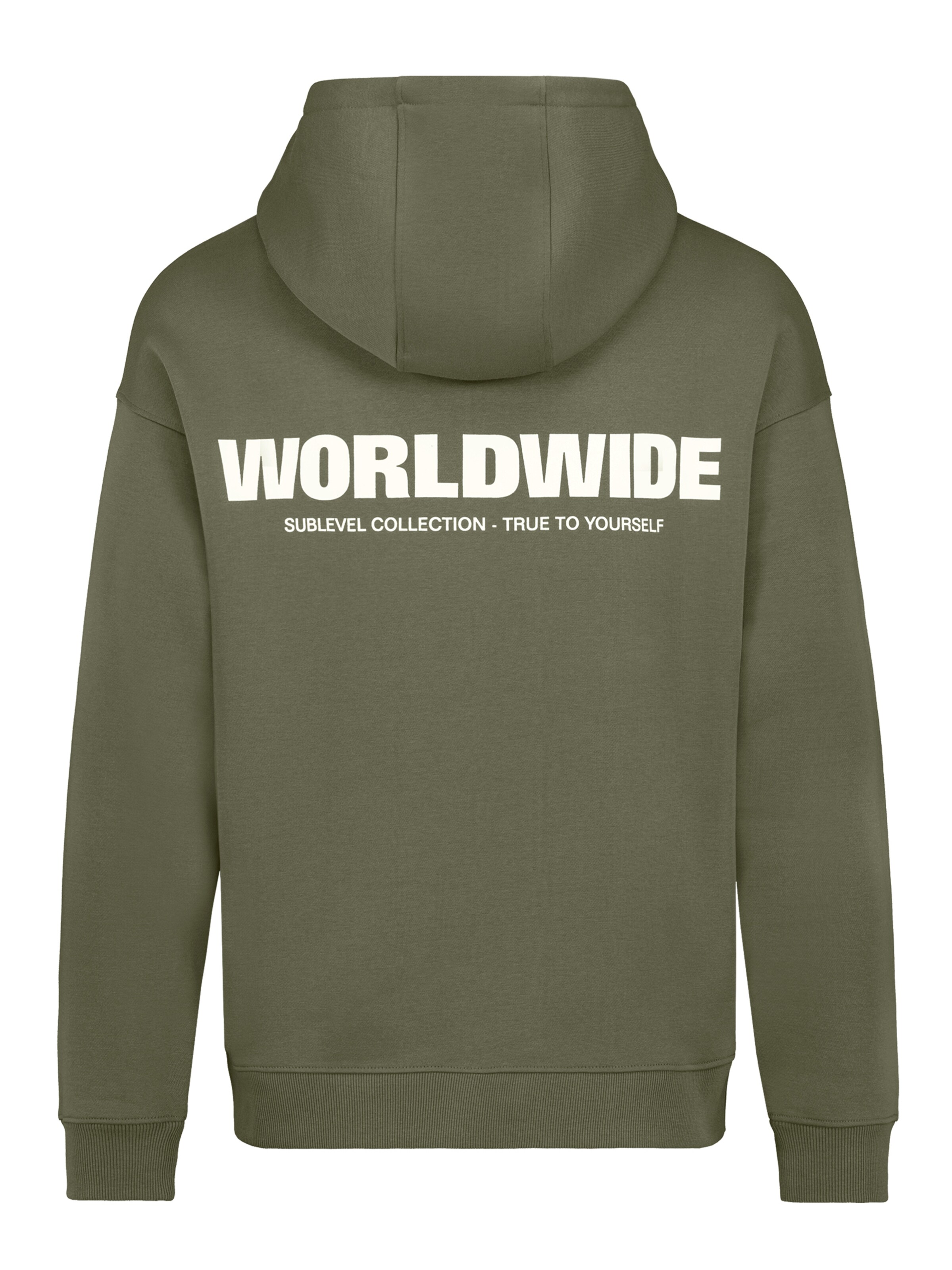 Sublevel Sweatshirt 'Worldwide' in Groen