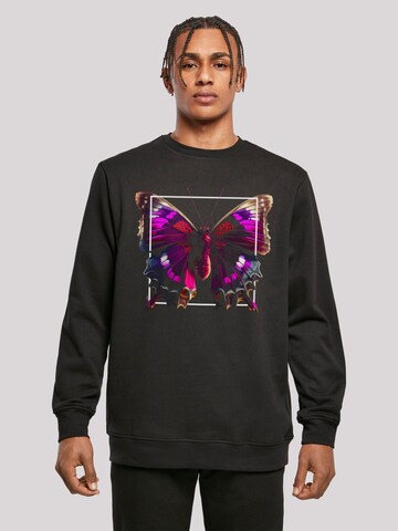 F4NT4STIC Sweatshirt in Black: front