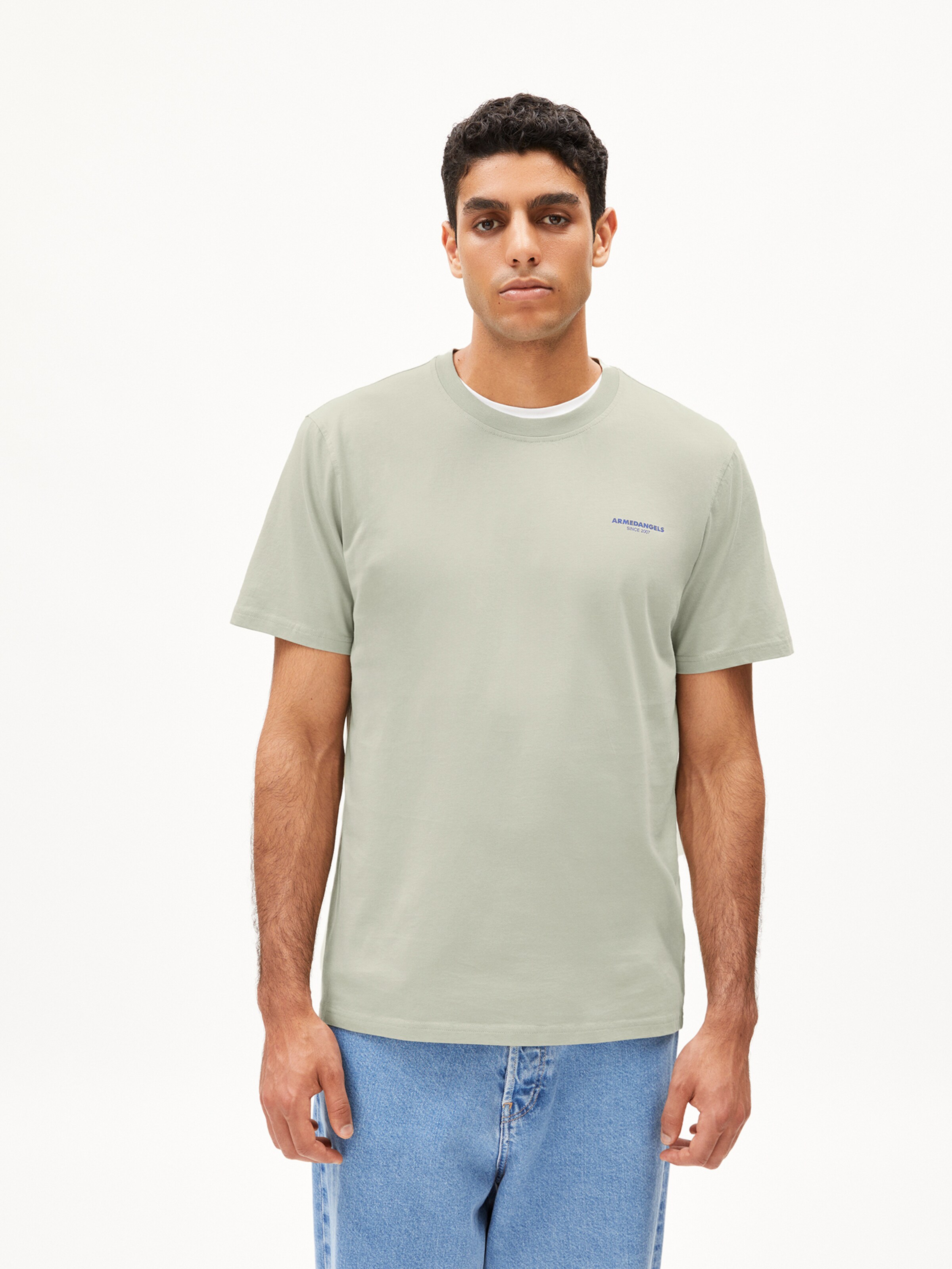 ARMEDANGELS Shirt 'MAARKOS LIGHT SUN' in Green: front