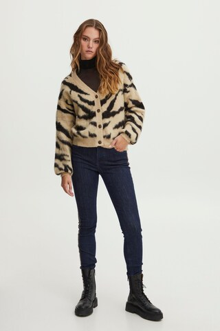 PULZ Jeans Knit cardigan in Beige