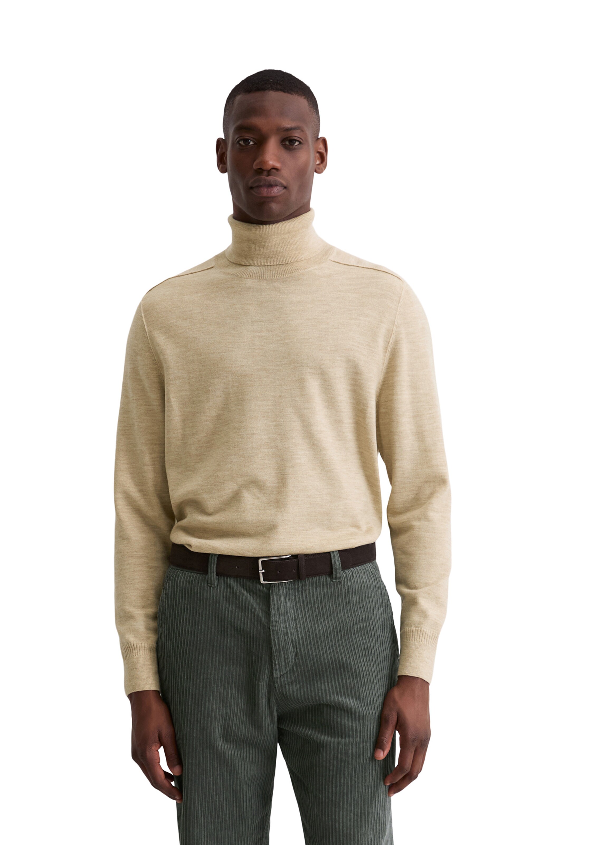 Marc O'Polo Sweater in Beige: front