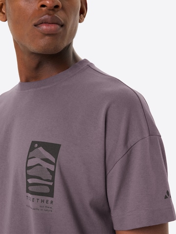 VAUDE Functioneel shirt 'Redmont' in Lila