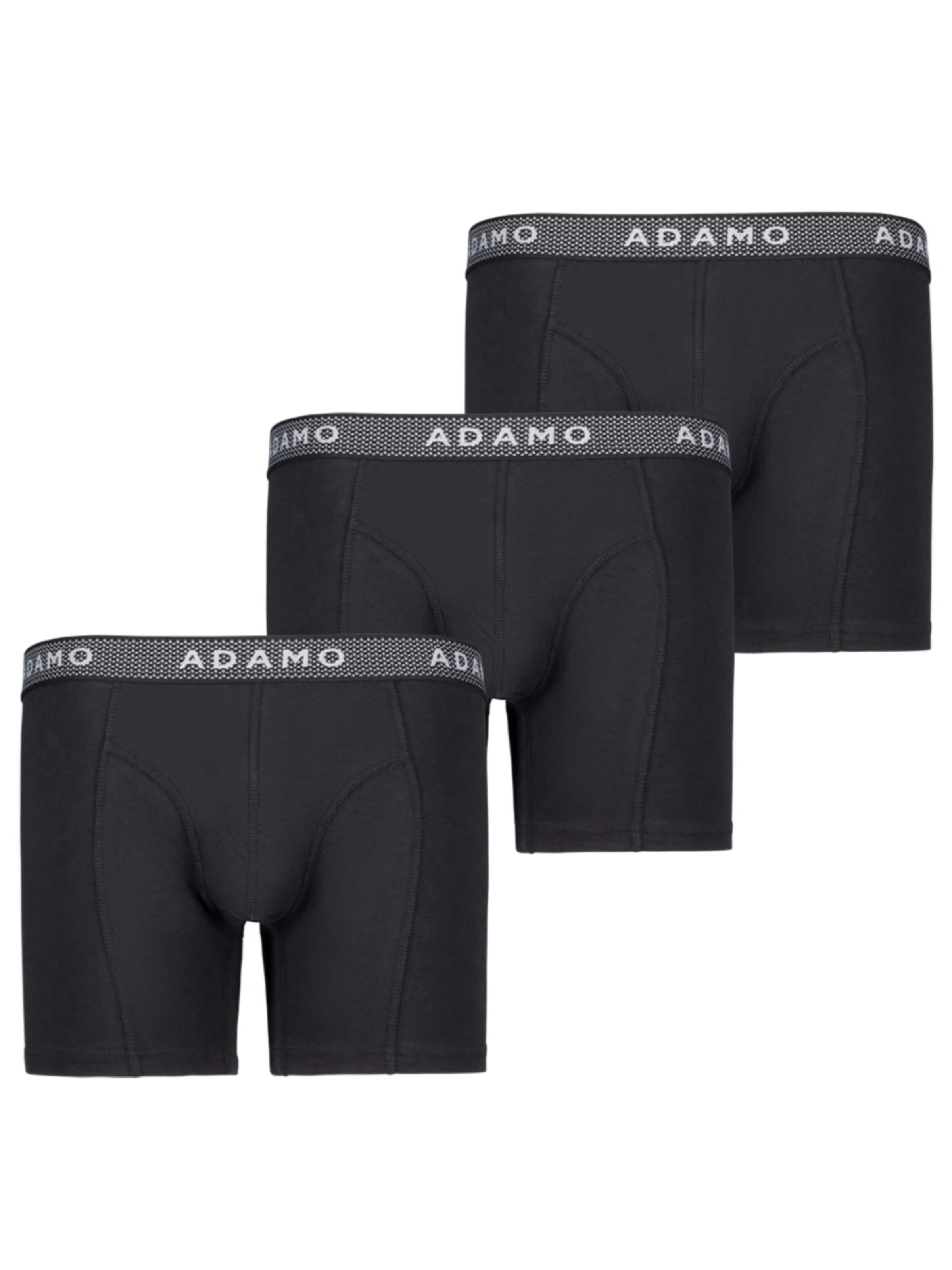 Adamo Boxer shorts 'Jerry Maxipant Schwarz' in Black: front